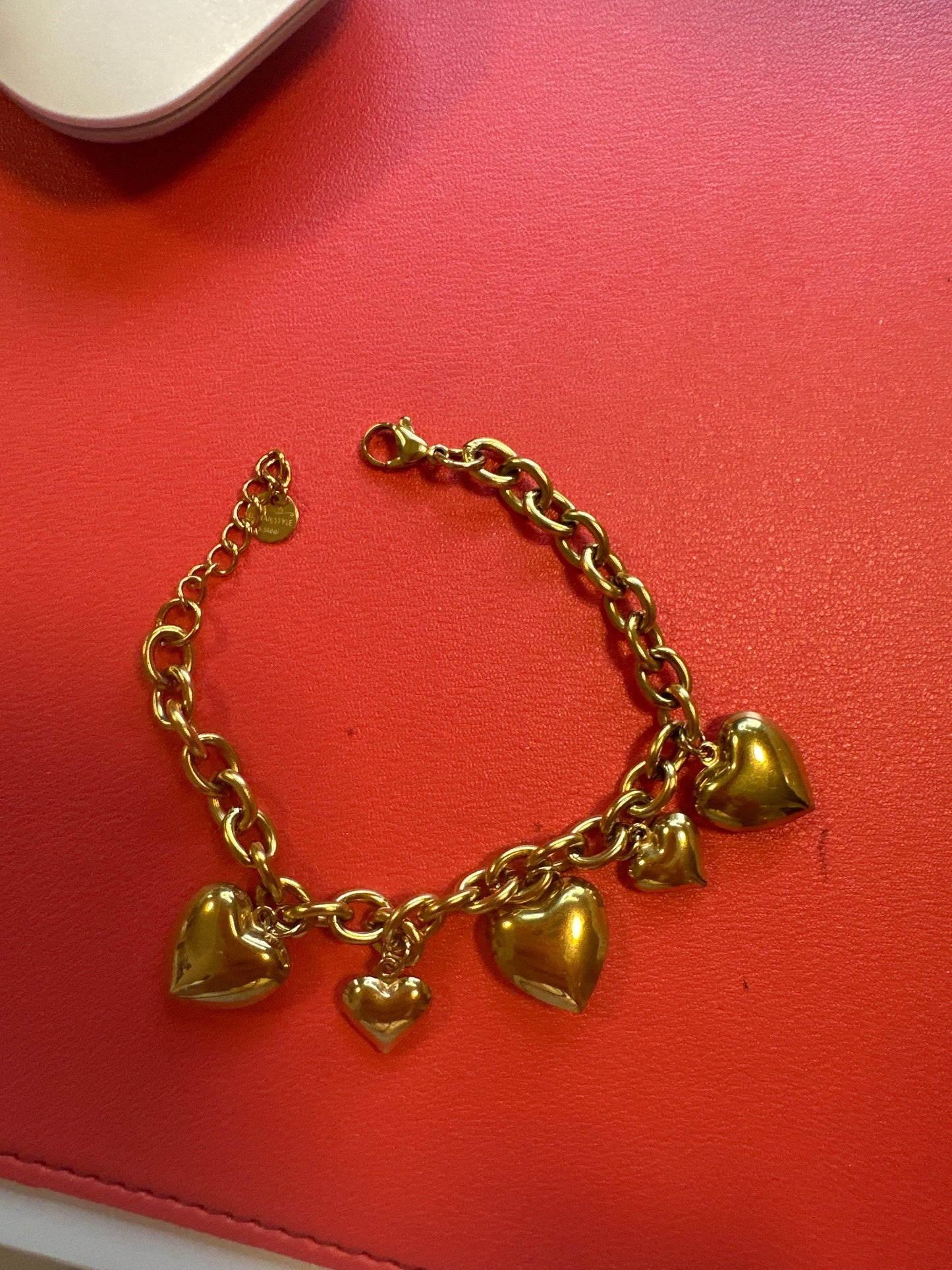 Bracciale cuore sonaglio