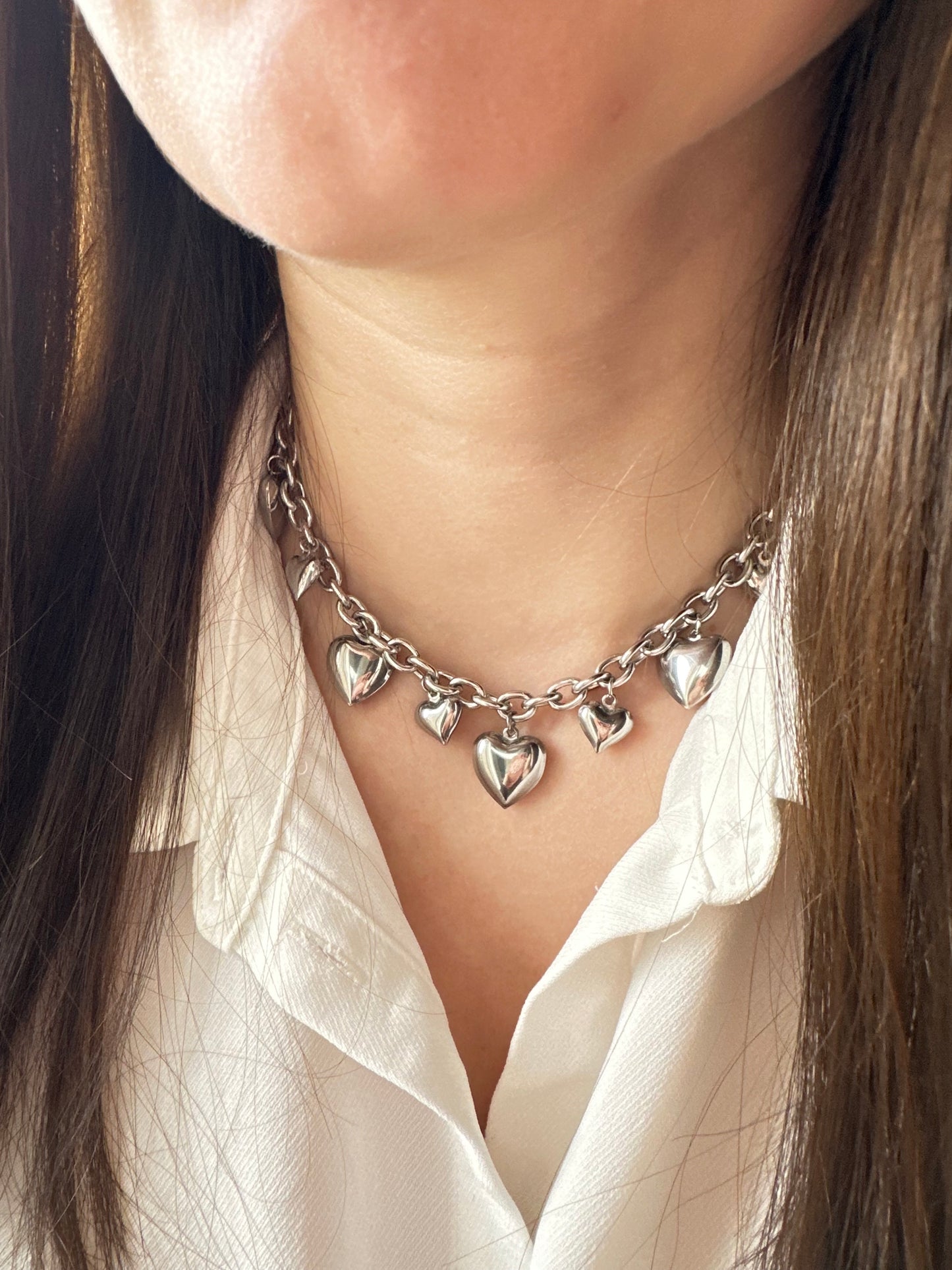 collana cuori sonaglio rumorosa