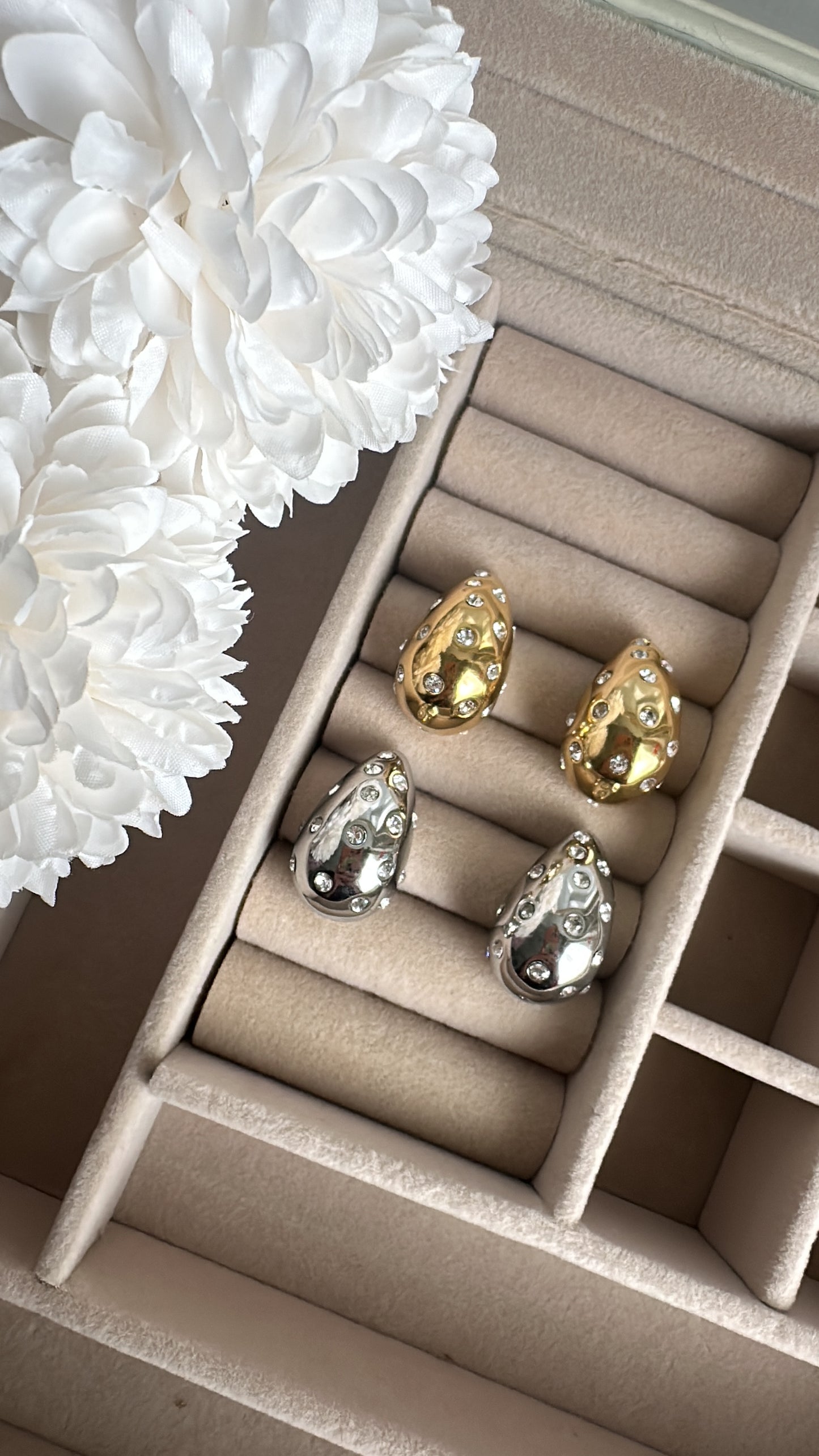 Orecchini Goccia Brill