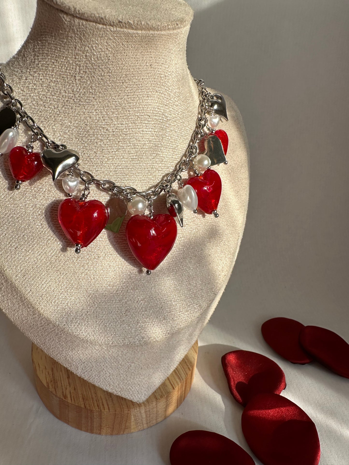 Collana Sonaglio Red Heart