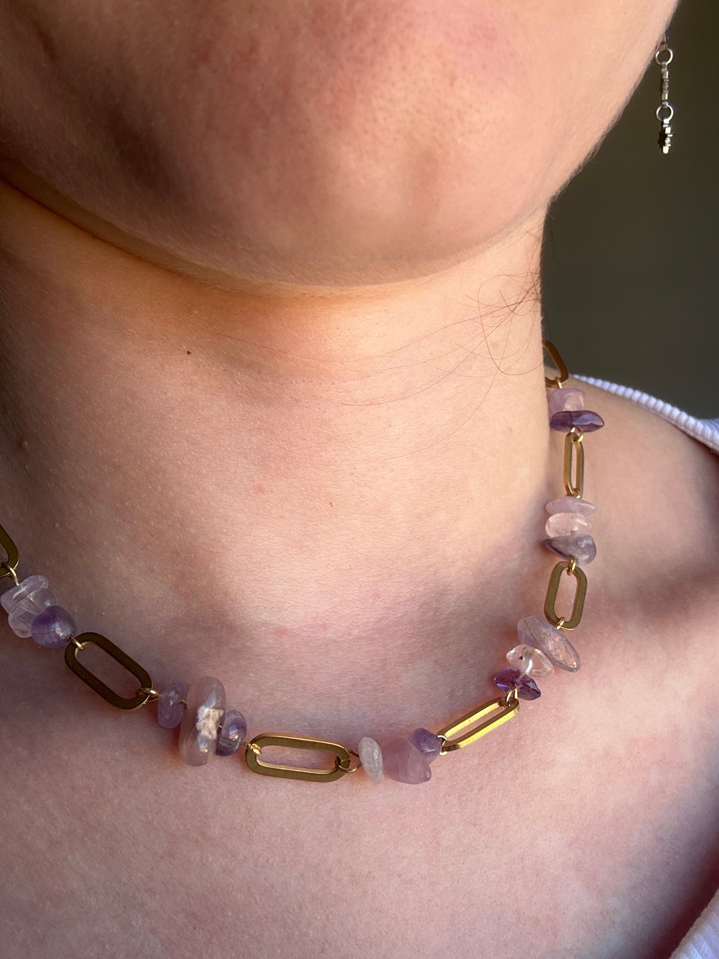 Collana Pietre Viola