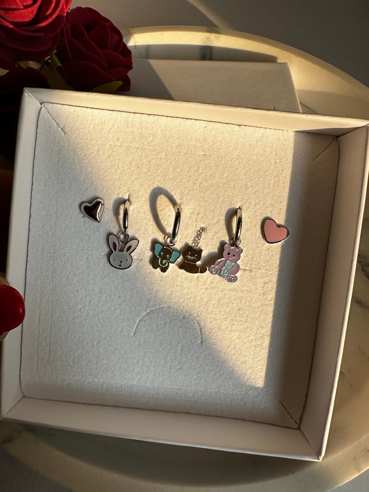 Set orecchini cartoon