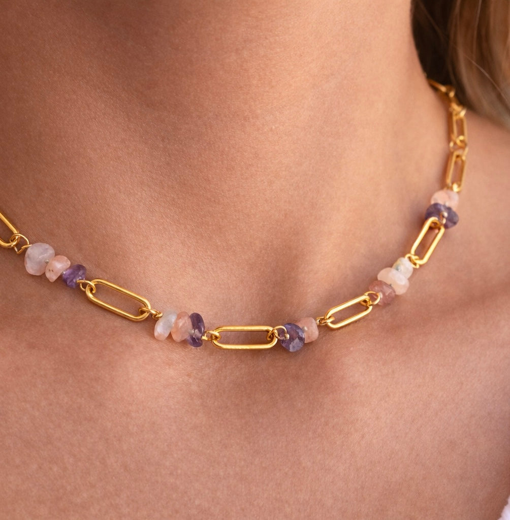 Collana Pietre Viola