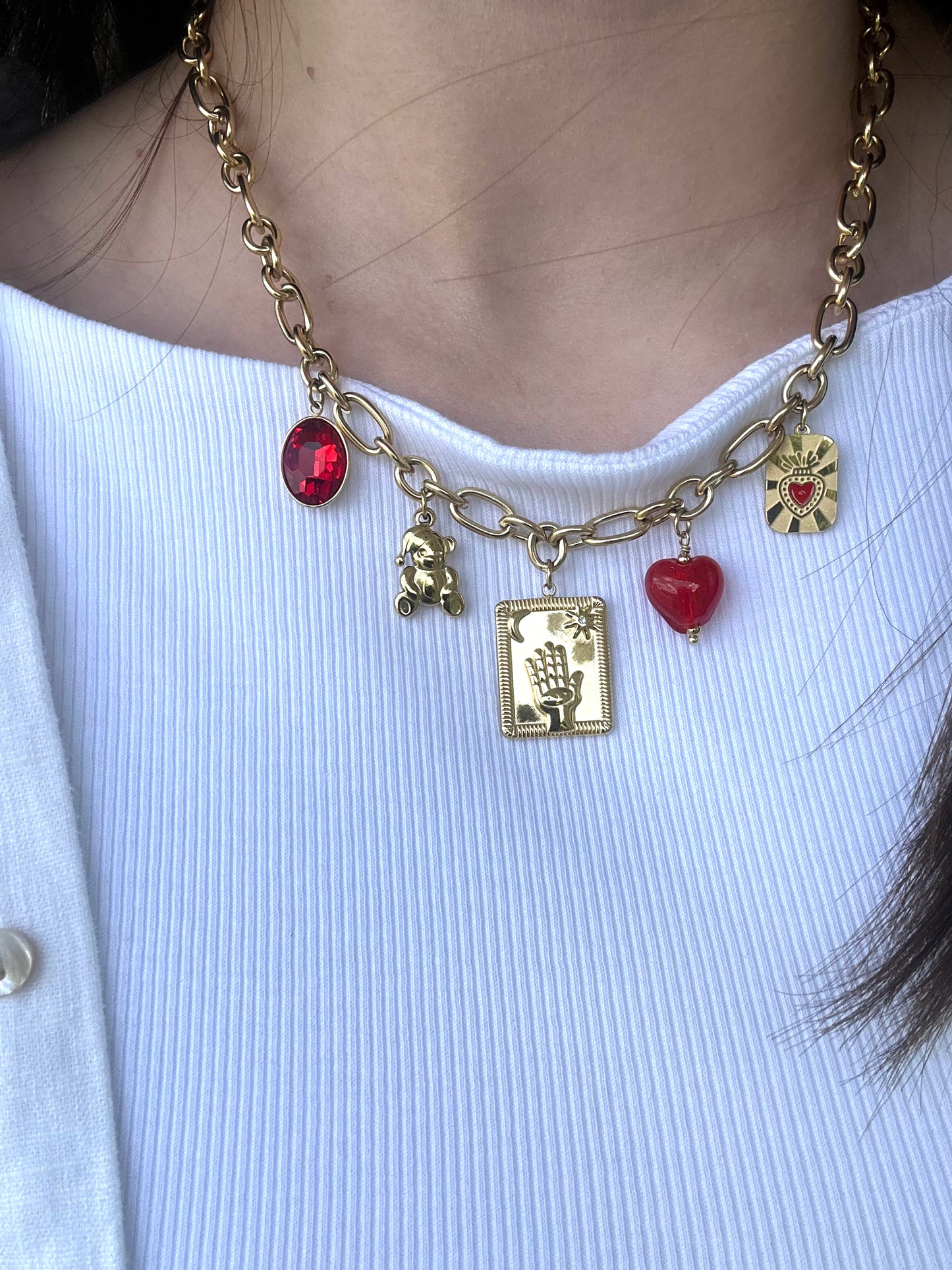 Collana Red Charm