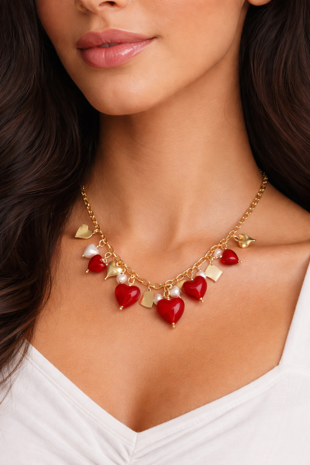 Collana Sonaglio Red Heart