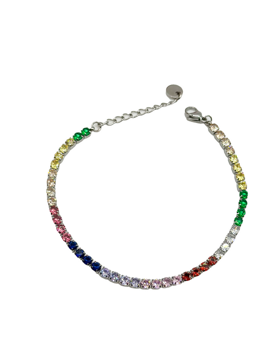 Bracciale tennis Rainbow