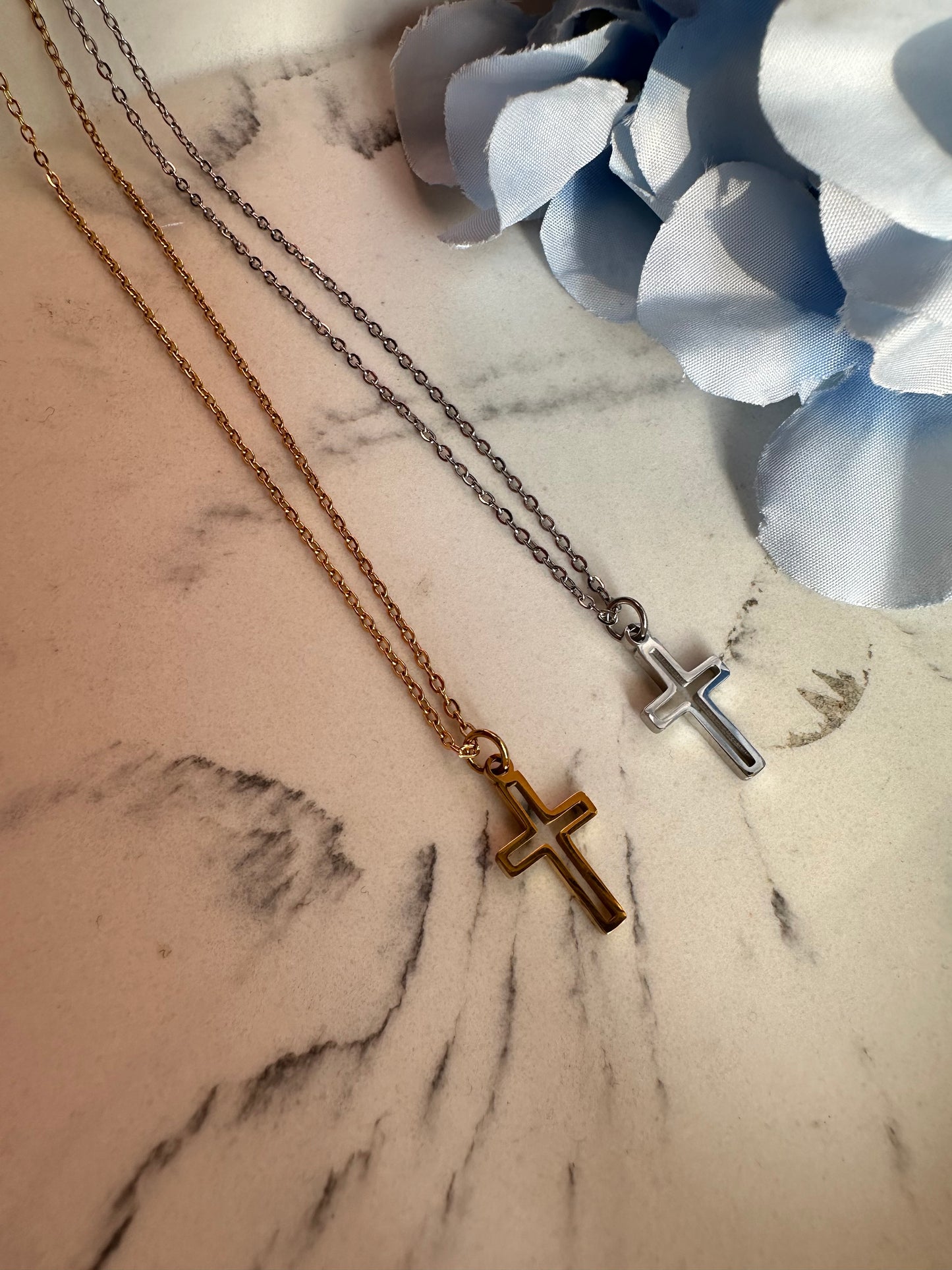 Collana - Croce (Ciondolo + Collana) - War Militaria Collana - Croce (Ciondolo + Collana) - War Militaria