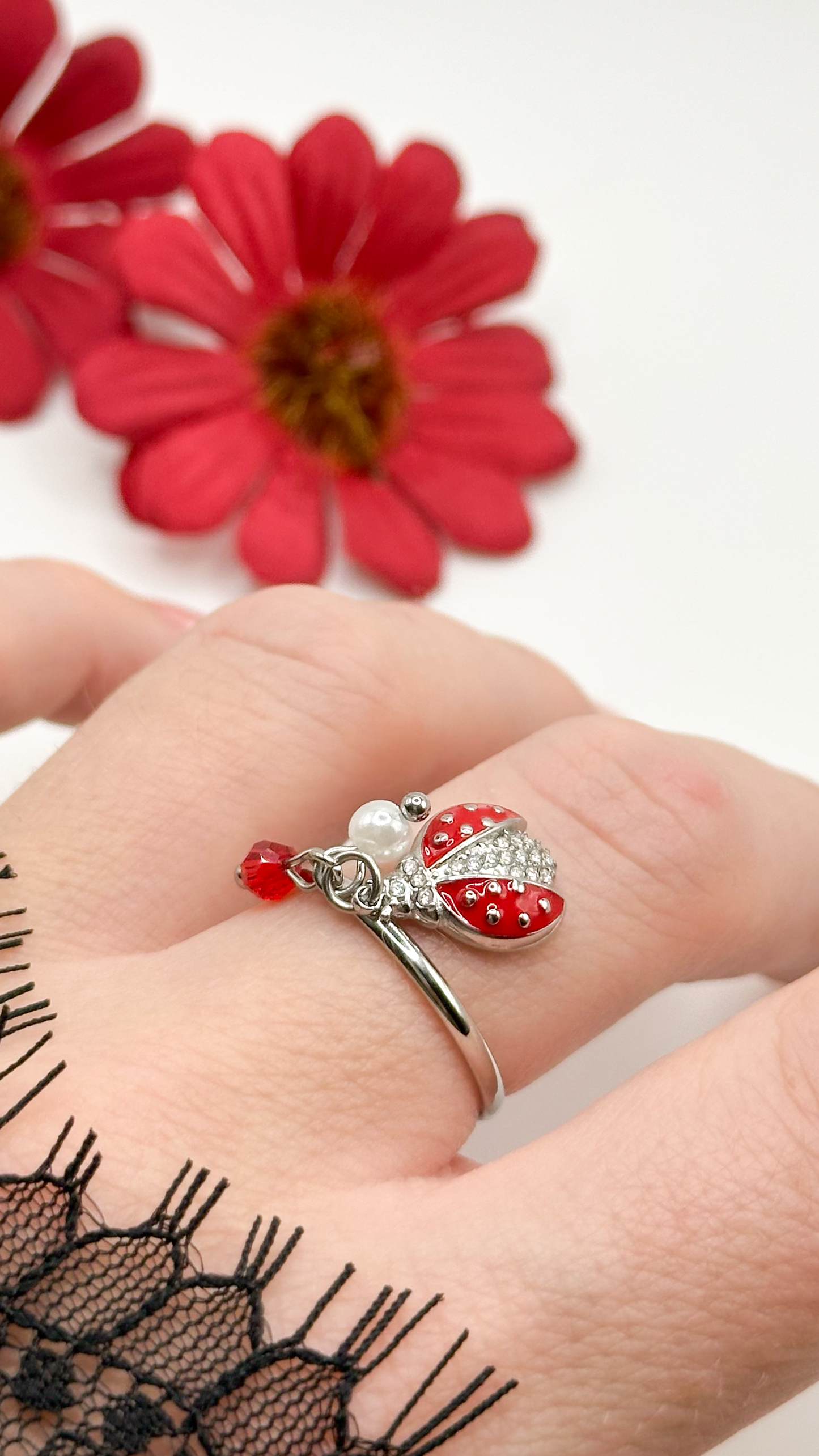 Anello Ladybug