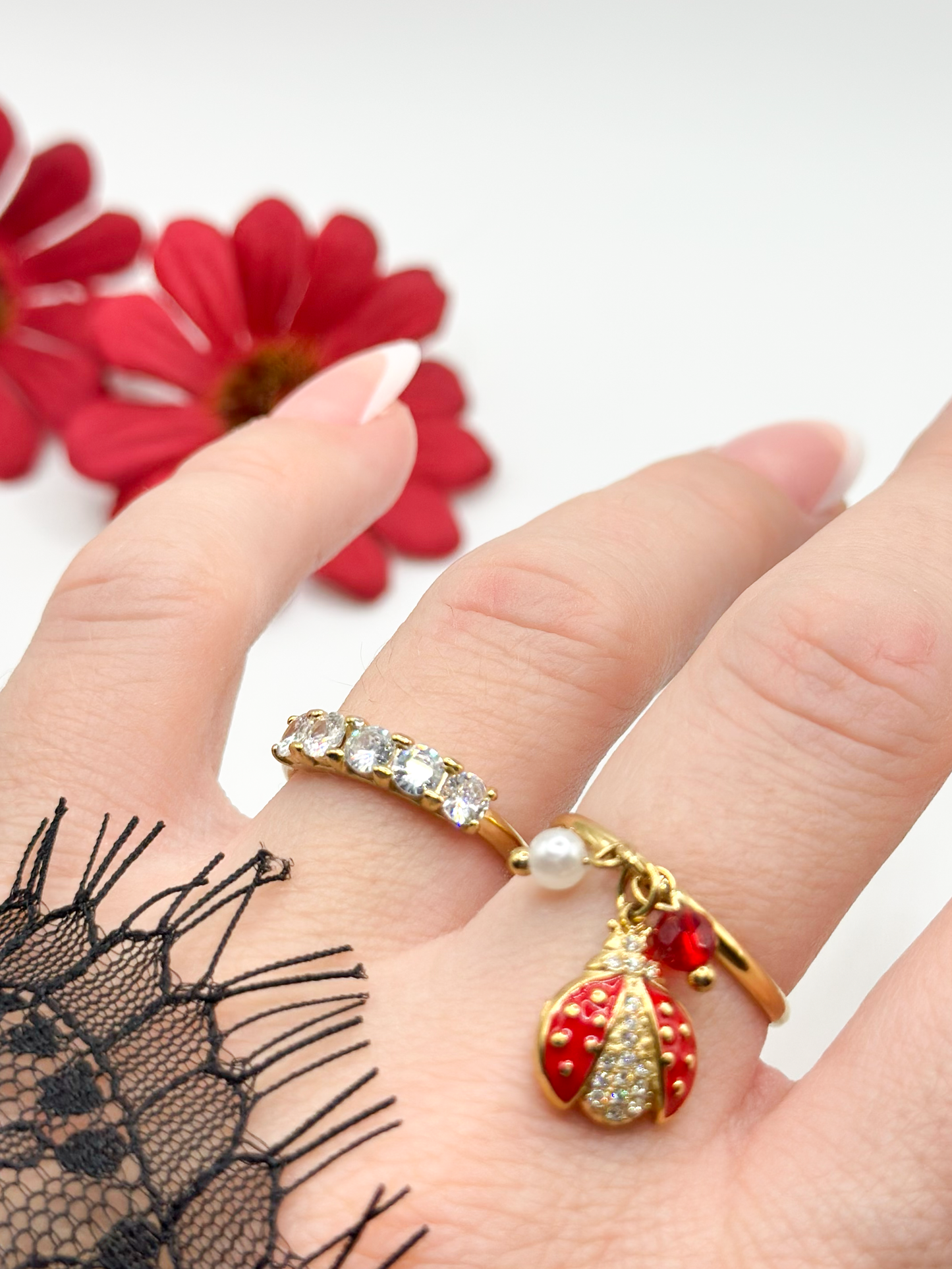 Anello Ladybug