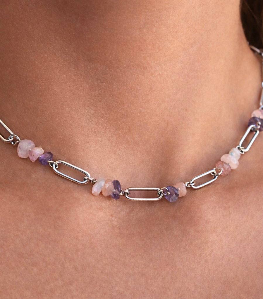 Collana Pietre Viola