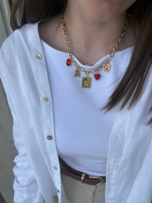 Collana Red Charm