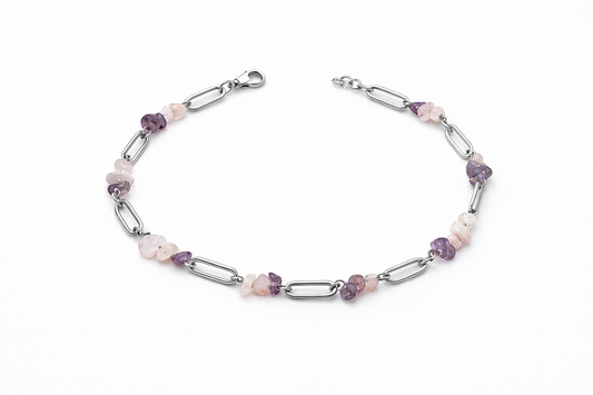 Collana Pietre Viola