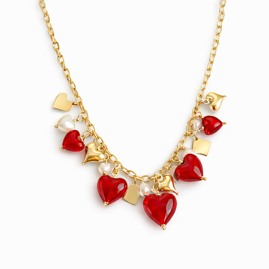 Collana Sonaglio Red Heart
