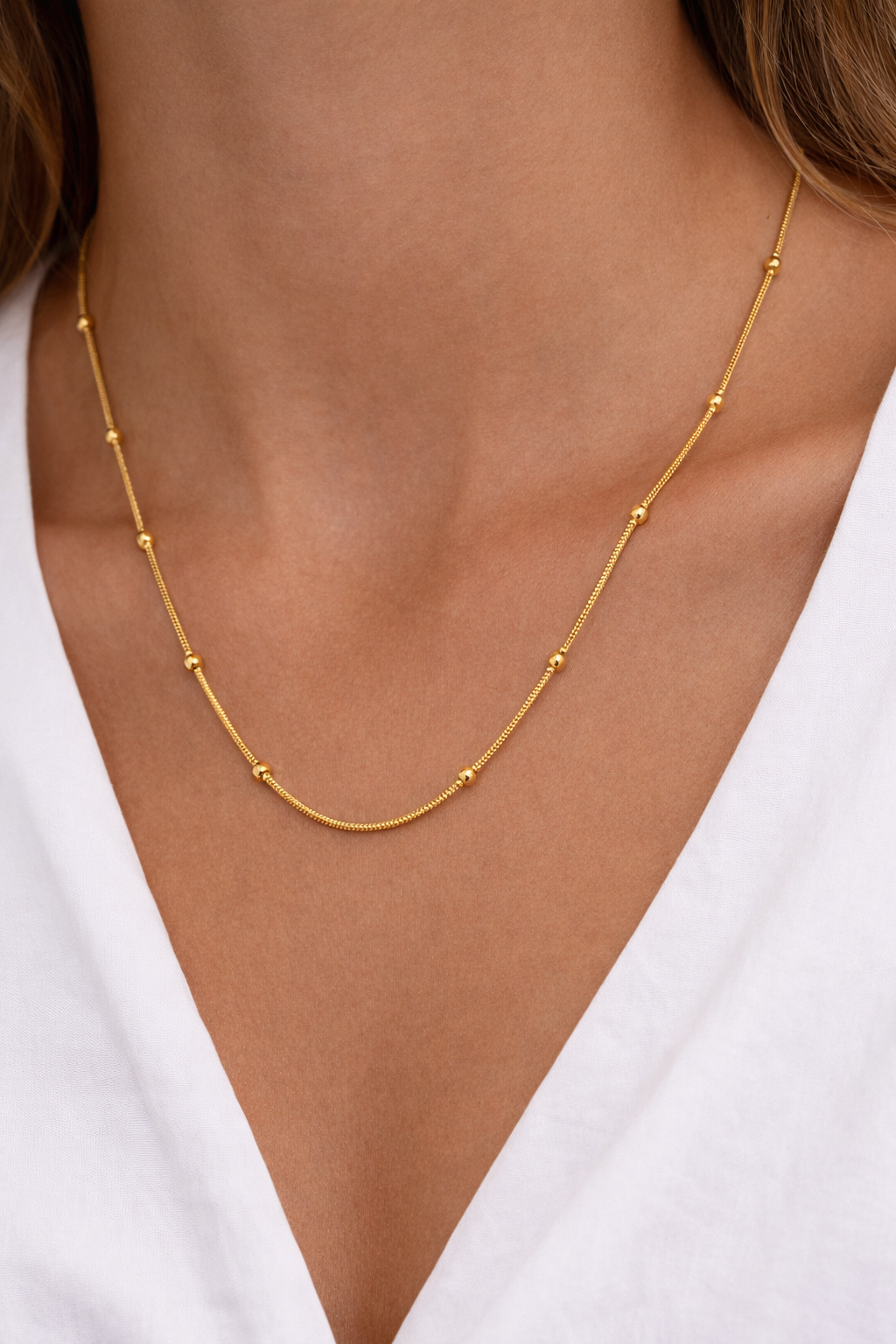 Collana simple balles