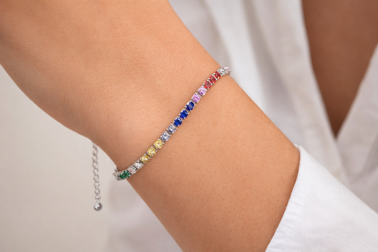 Bracciale tennis Rainbow