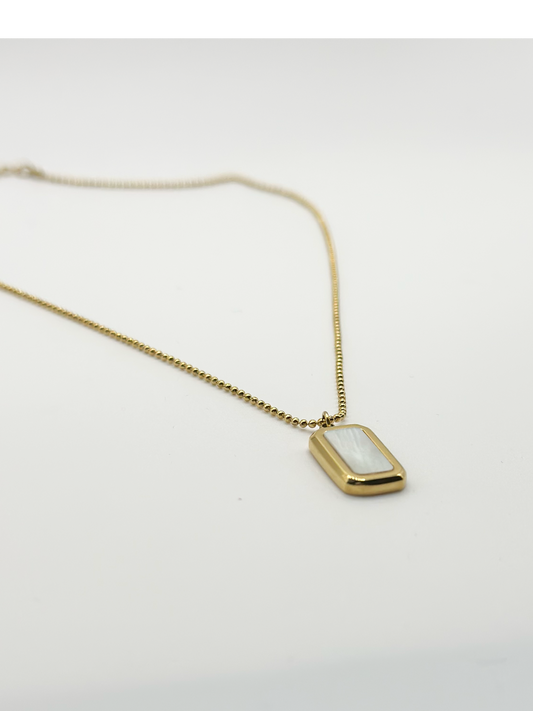 Collana rect madreperla